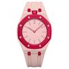 Mens Octagonal Quartz Watch With Silicone Strap For Fashion And Casual Wear