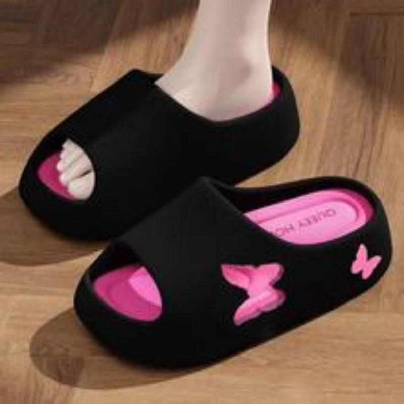 Летние сандалии на платформе женские нескользящие с надписью Love домашние пляжные сандалии облачные тапочки слайды домашние шлепанцы ванная женские уличные 39-40 белый 1465₽