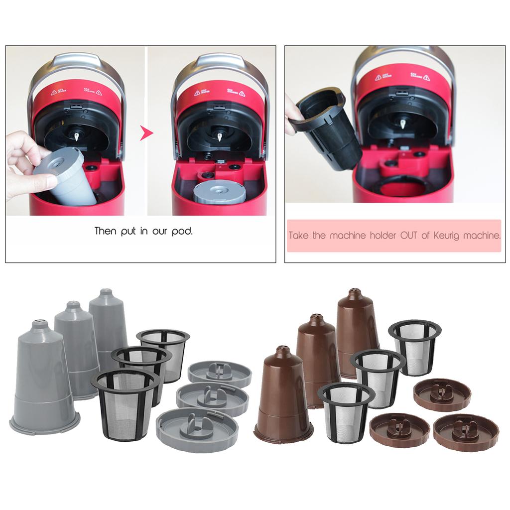 Household Reusable, B40, B65, B75 Series Refillable Coffee Filter Cups