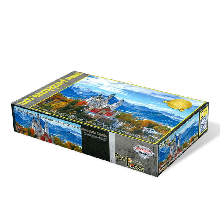 2000-piece Jigsaw Puzzle - Gorgeous Late Autumn At Neuschwanstein Castle, Popular Korean Puzzle