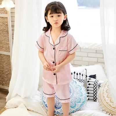 2021 Kids' Spring/Summer Pajama Set - Short Sleeve & Shorts for Boys and Girls