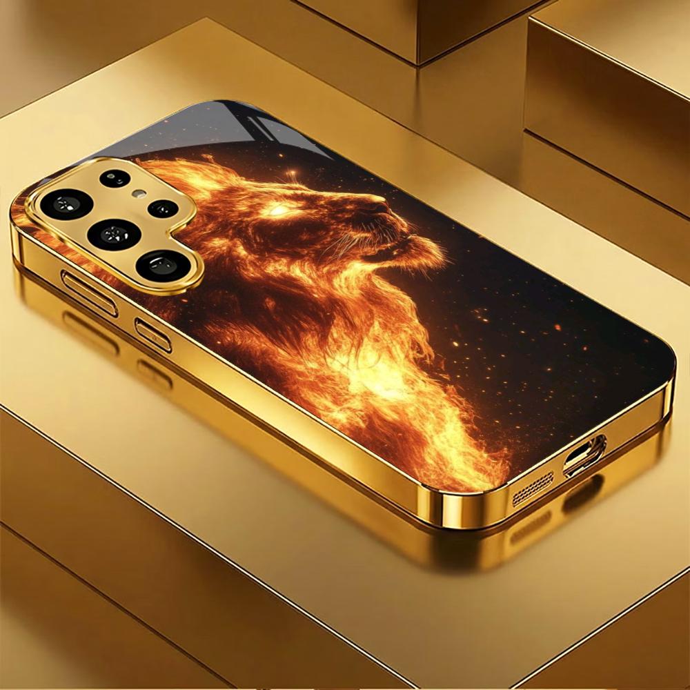 King Bestseller Model Luxurious PhoneCase Electroplated Glass PhoneCase for Samsung Galaxy S26 S25 S24 S23 S22 S21 FE,Ultra,Plus