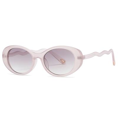 Vintage Ovalen Zonnebril Roze Dames Luxe Merk Designer Klein Retro Golf Frame Mode Zonnebril
