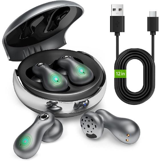 AI Translation Earbuds Real Time 144 Languages Translator Devices 99% Accuracy 4-Microphone Translator Headphones Bussiness Travel Study iOS Android