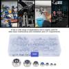 165Pcs Stainless Steel Screw Lock Nuts Assortment Kit Fasteners Hardware Accessories