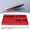 RC Screw Tray Aluminium Alloy with Magnetic Pad RC Repair Tool Screws Disk for Maintenance Outdoor