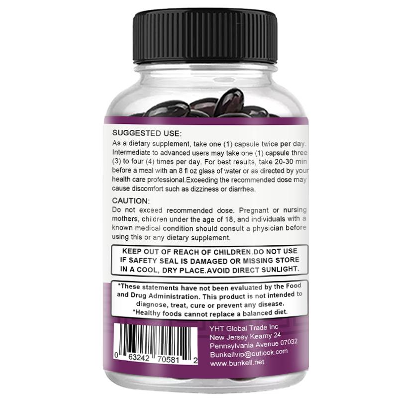 Premium-Extrakt, Artischocken-Nahrungsergänzungsmittel, 120 vegane Kapseln pro Flasche