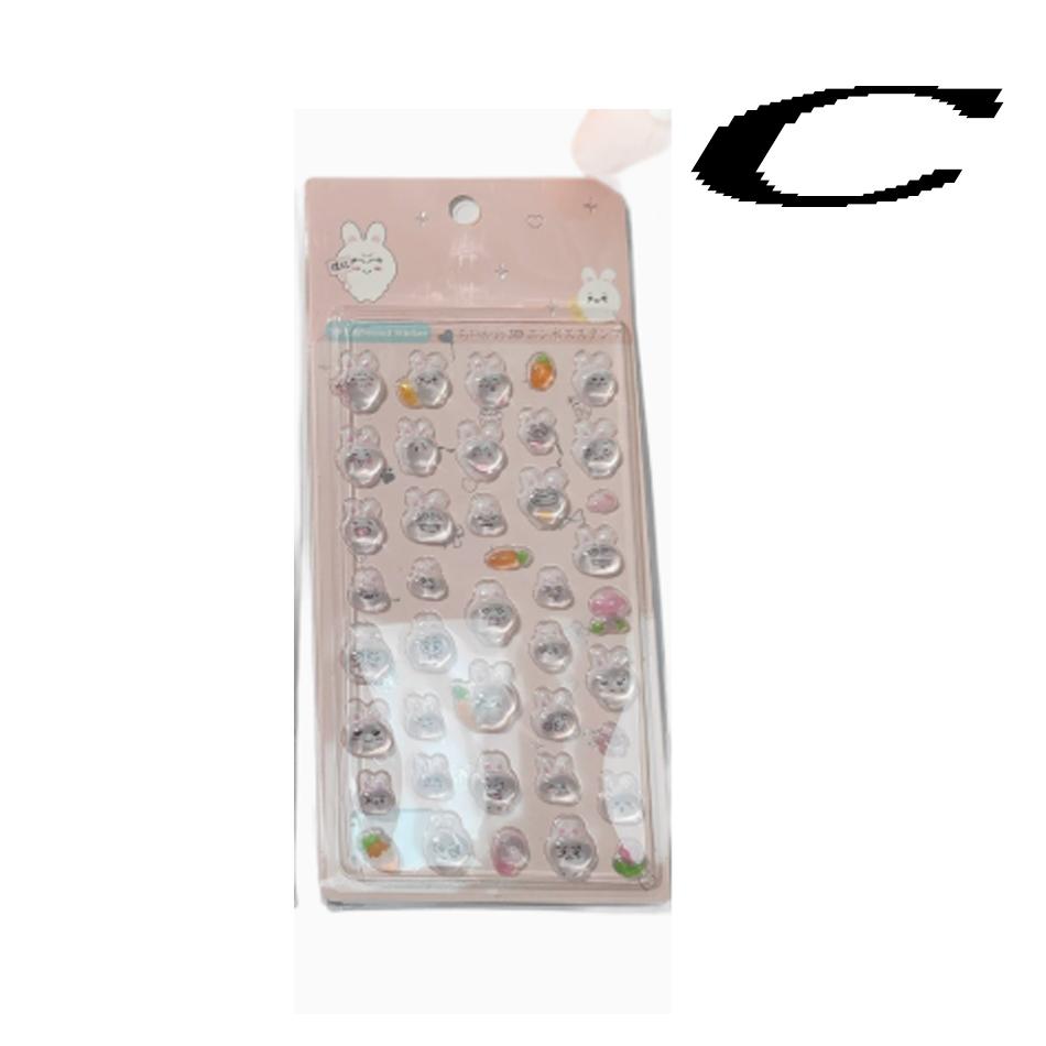3Djapanese Cute Transparent Crystal Stickers Phone Case Diary Stationery Sticker