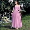 2025 Elegant Long Bridesmaid & Evening Dress for Women