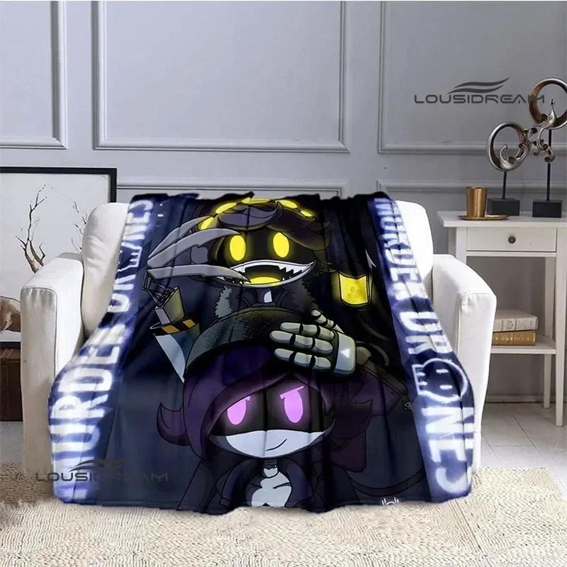 Murder-Drones Cartoon Printed blanket Flannel Warm blankets Soft and comfortable blanket bed linings cubre cama Birthday Gift