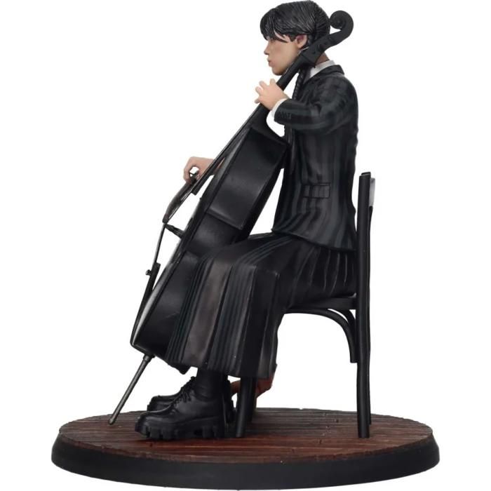 Figur - SD TOYS - Wednesday mit Cello - 20 cm - Schwarz - Für Erwachsene ab 6 Jahren