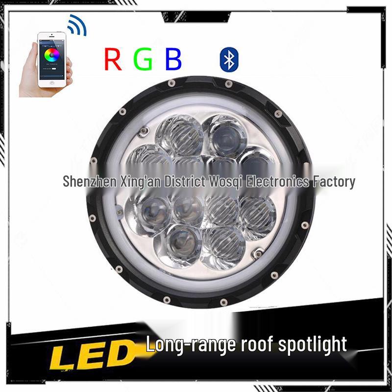 7-Inch 5D RGB LED Headlights for Jeep Wrangler and Harley Davidson