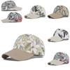Graffiti Print Baseball Cap Vintage Sun Hat Breathable Cotton Adjustable