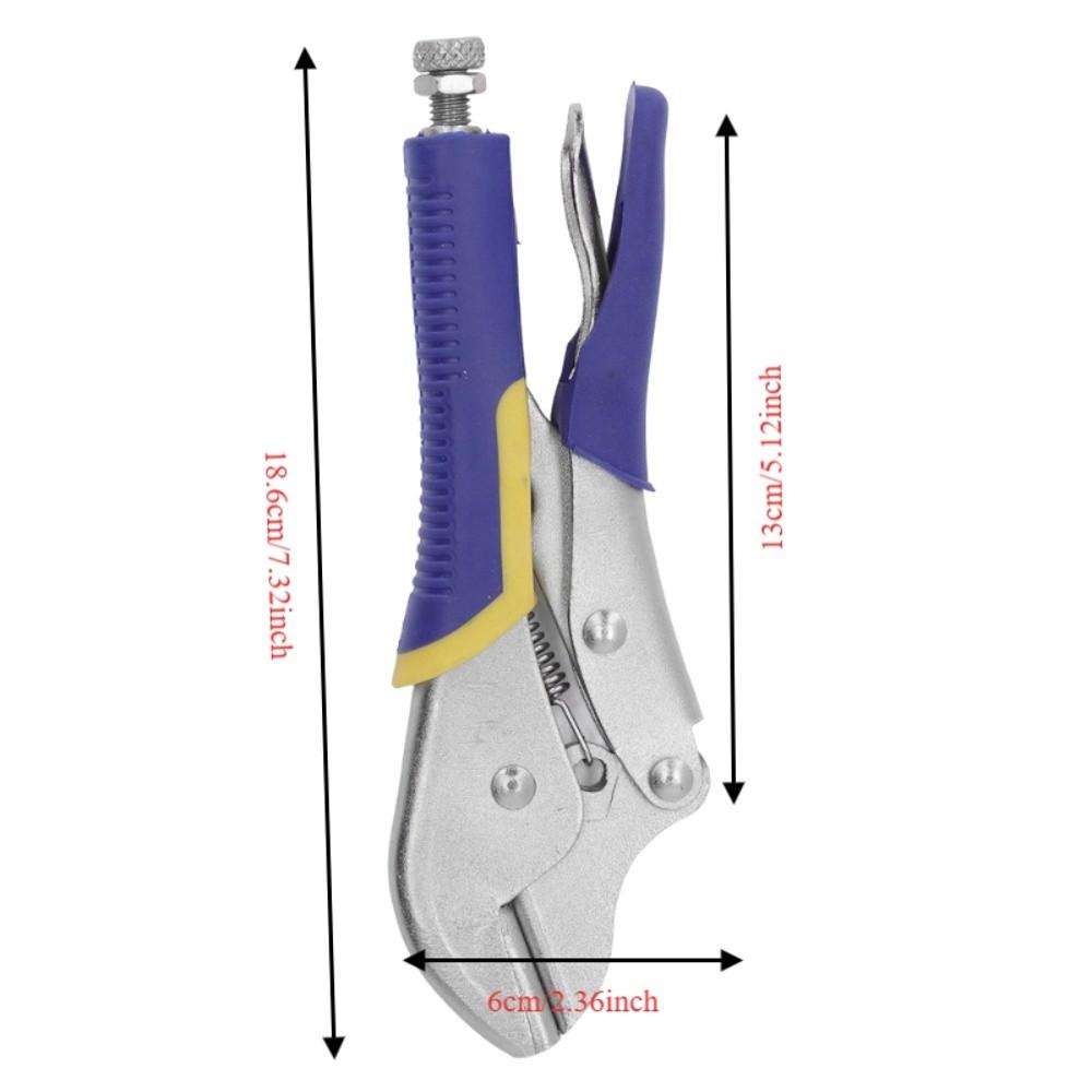 Iron Pinch Off Pliers 7mm Jaw Straight Jaw Pliers Convenient Hose Clamp Tool Engineering