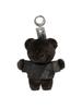 Millo Archive Fluffy Point Bear Keychain [Deep Brown]