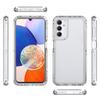For Samsung Galaxy A14 5G/4G Clear Phone Case Acrylic+TPU 3-in-1 Design