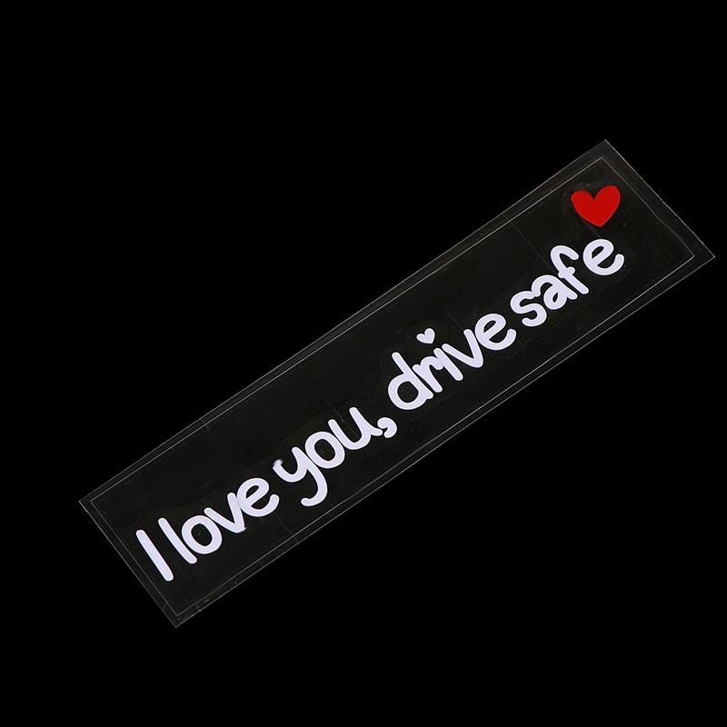 I Love You Drive Safe Car Mirror Stickers Affectionate Reminder Heartfelt Safety Reminder For Women Drivers Car Interior Sticker