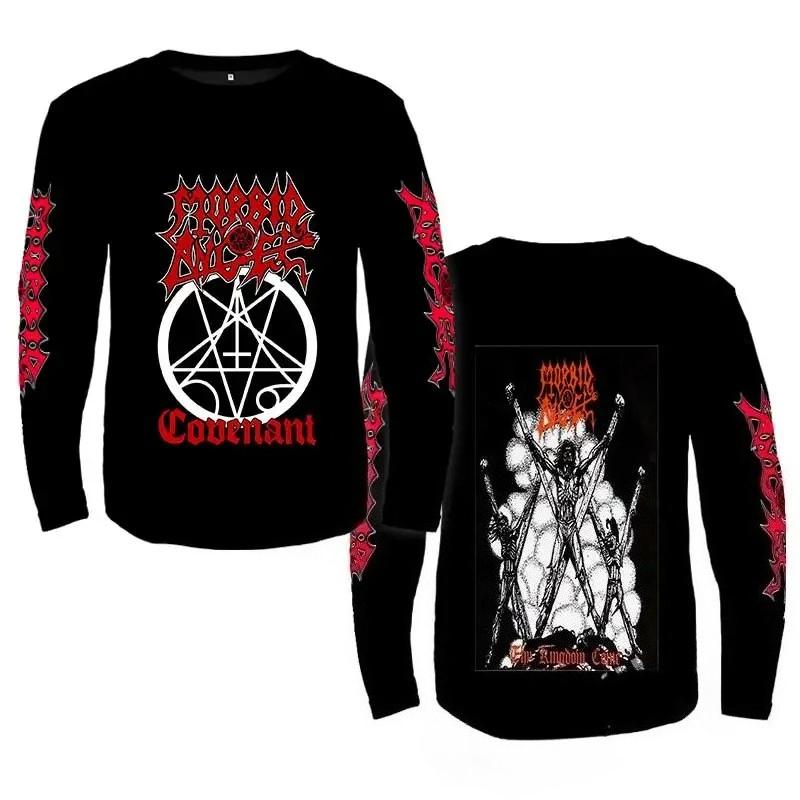 

Morbid Angel металева група чоловіча та жіноча 3D-друкована футболка з довгим рукавом вуличний ретро спортивний одяг Харадзюку чоловічий одяг M