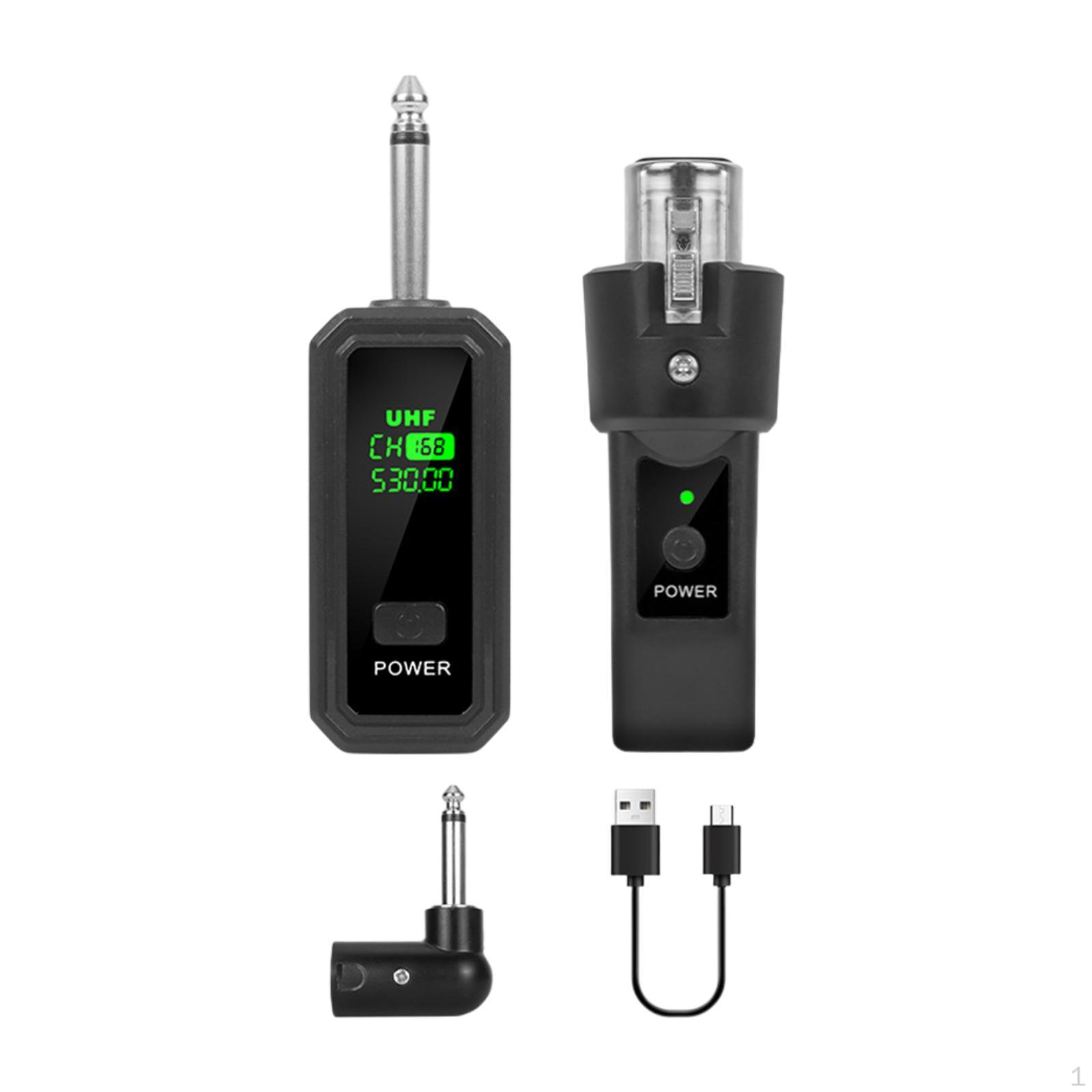 

Система Передатчик Приемник Универсальное Музыкальное Оборудование для Динамических Аудиомикшеров Электробас 1 for 1