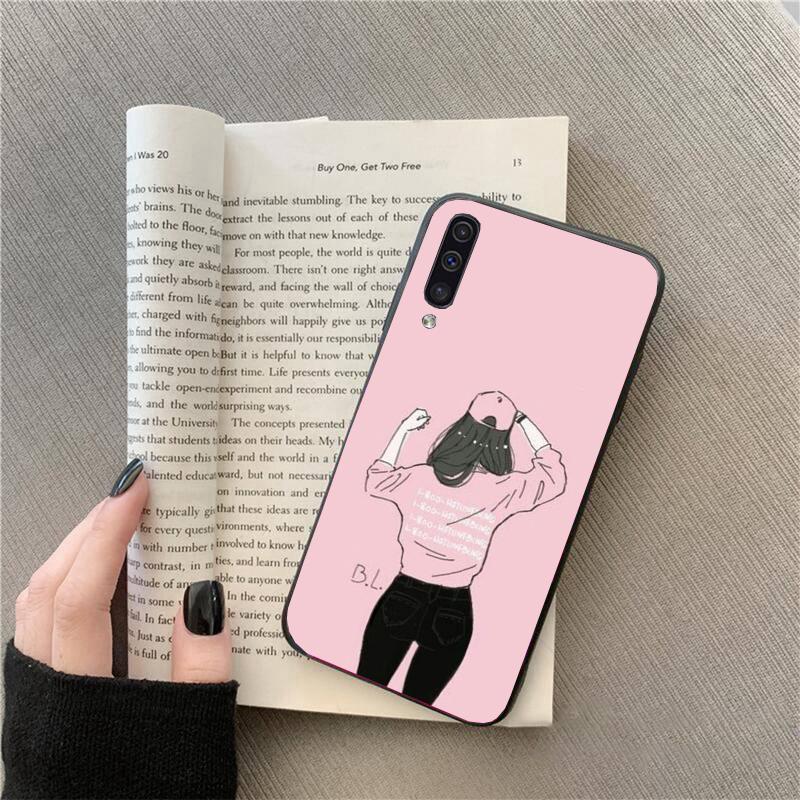 

Чехол для телефона Sunshine Girl для Samsung Galaxy A7 A50 51 A70 80 A40 A20 A30 A8 A6 A8 Plus A9 A71 A30S