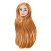 Curly Hair 1/6 Doll Head With Make-up 30cm Dolls Head Children Gift Supermodel Doll Head  DIY Toys