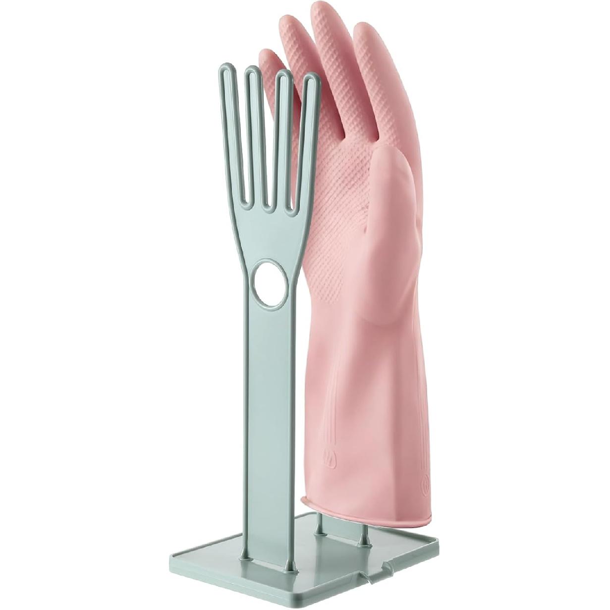 Dish Glove Holder & Rag Dryer - Compact Kitchen Glove Holder for Dish Gloves Small, Towel Storage Holders for Sponge Food Bag Organizer Plastic Bag