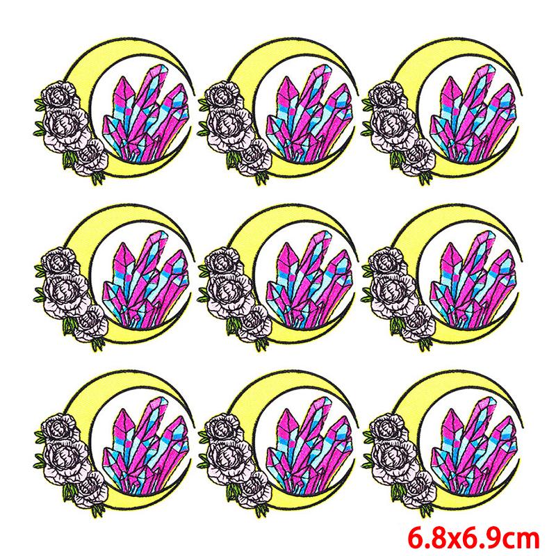 10 ks/šarže Vyšívací nášivka Nažehlovací záplaty na oděvy Záplaty na oděvy Bundy Dekor Nášivka Šití potřeby