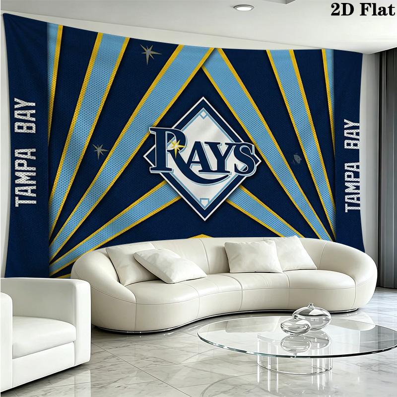 Tampa Bay Devil Rays Wall Tapestry Aesthetic Wall Hanging Printed Fabric Blanket Decorative Tapestries for Bedroom Living Room Home Decor