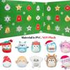 Animal Mallows Advent Calendar 2025,24 Day PVC Micromallows Toy Christmas Countdown Calendar, Animal Figures  Toy for Kids