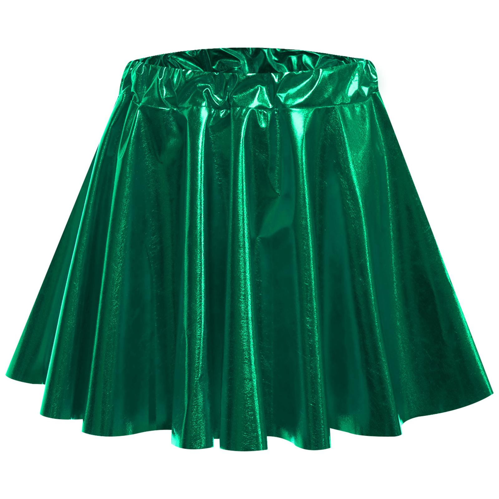 

Дитяча Дівчача Блискуча Танцювальна Спідниця Матеріал Бронзована Тканина Еластичний Пояс Вечірній Виступ Низ 2-4 Years