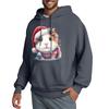 Men's Hooded Sweatshirt, Contrasting Color Sweatshirt, Sports   Casual Jacket