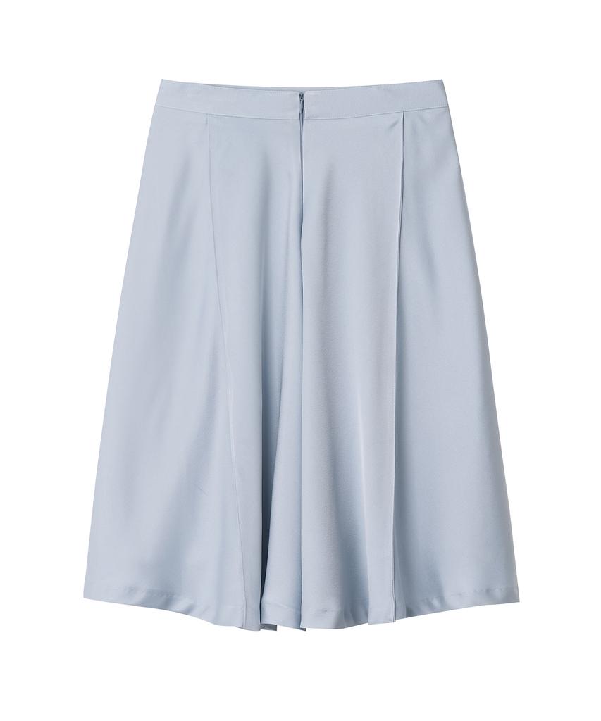 Nyuluki Flared Midi Skirt_Light Blue