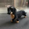 Kids Plush Dachshund Toy Realistic Interactive Panda Plushie Toddlers Boys Girls Educational Simulation Animal Doll Holiday Birthday Gift