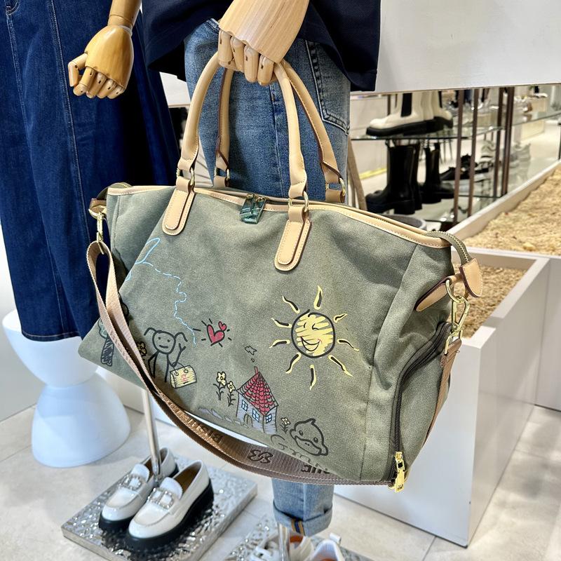 Graffiti cestovní taška Unisex Fitness taška Fitness taška s potiskem přes rameno