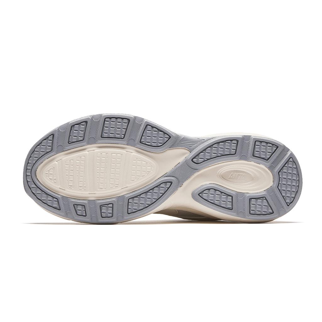 Anta Galaxy Slip Resistant Abrasion Resistant Low Top Casual Shoes Men's White Red 912618839-1