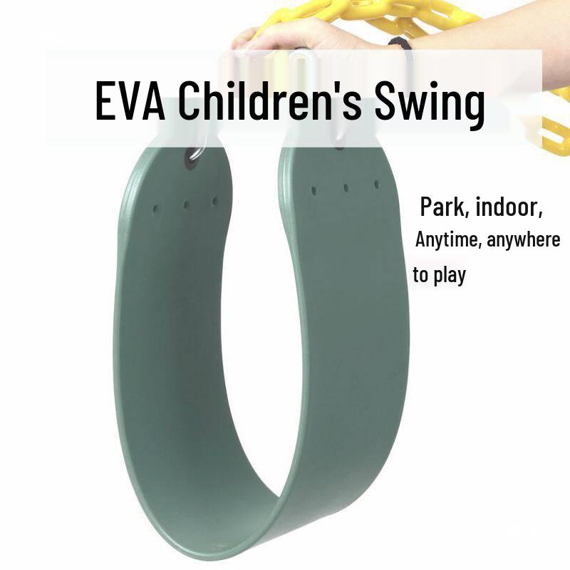 EVA Soft Indoor/Outdoor Child's Swing with Iron Chain and Cradle Seat