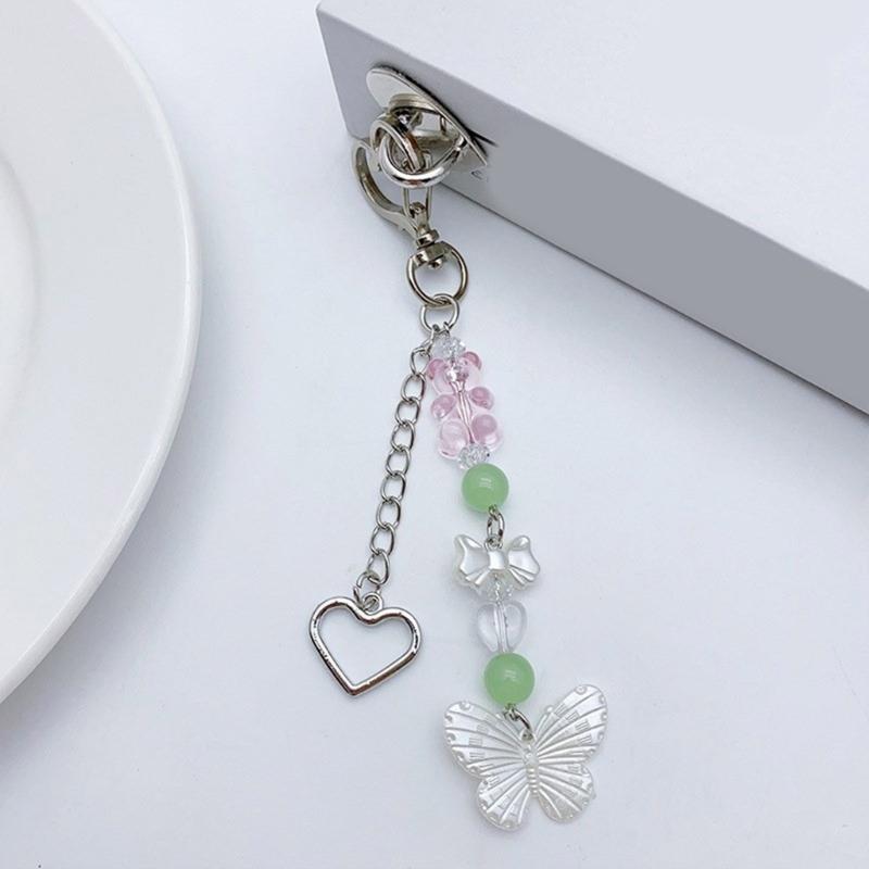 Cute and Stylish Keychain Phone Strap Trendy Keychain Phone Strap Set with Keyring and Cord Multi Functional Keychains