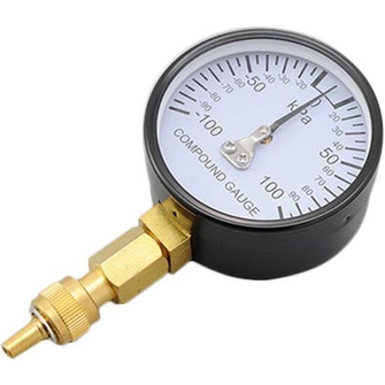 Daytona Vacuum Gauge with for 44645 Number 4-Gauge Valve, (Part 98215)