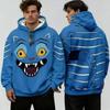 Moda Primavera e Autunno Felpa da Uomo con Stampa 3D Felpe Casual Felpa per Bambini Top Oversize da Donna Abbigliamento