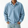 Men's  Casual Outdoor Lapel Corduroy Pullover Long-sleeved Top