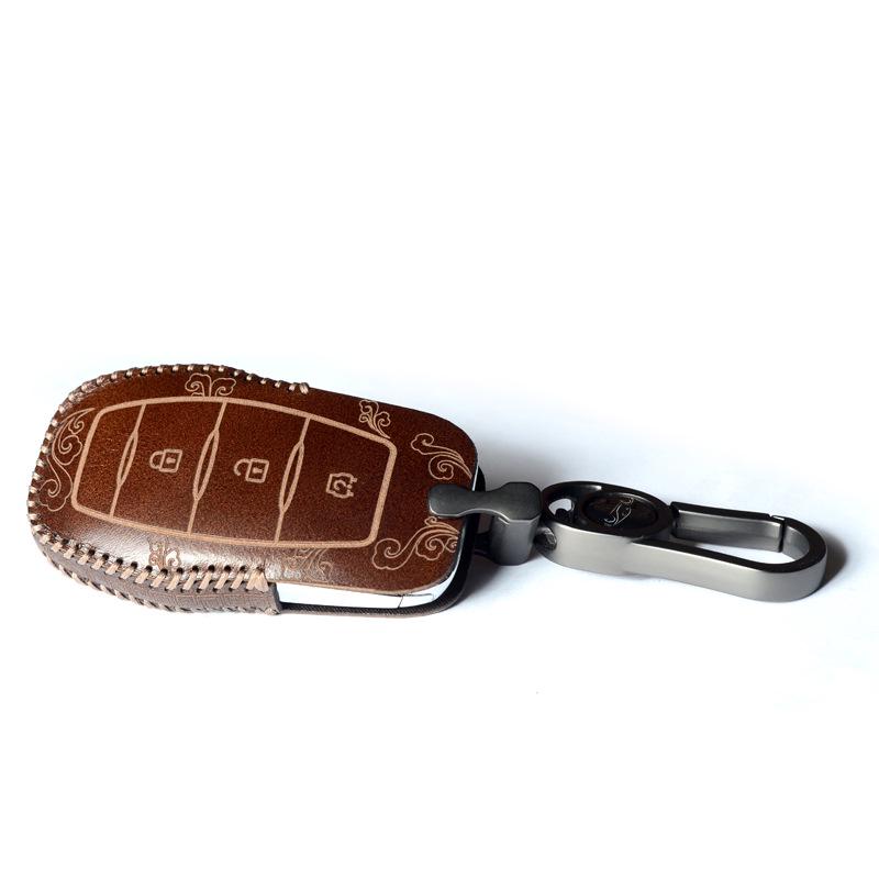 High-End Cowhide Key Case for Dongfeng Fengguang Ix5/ix7/560/580 Cars
