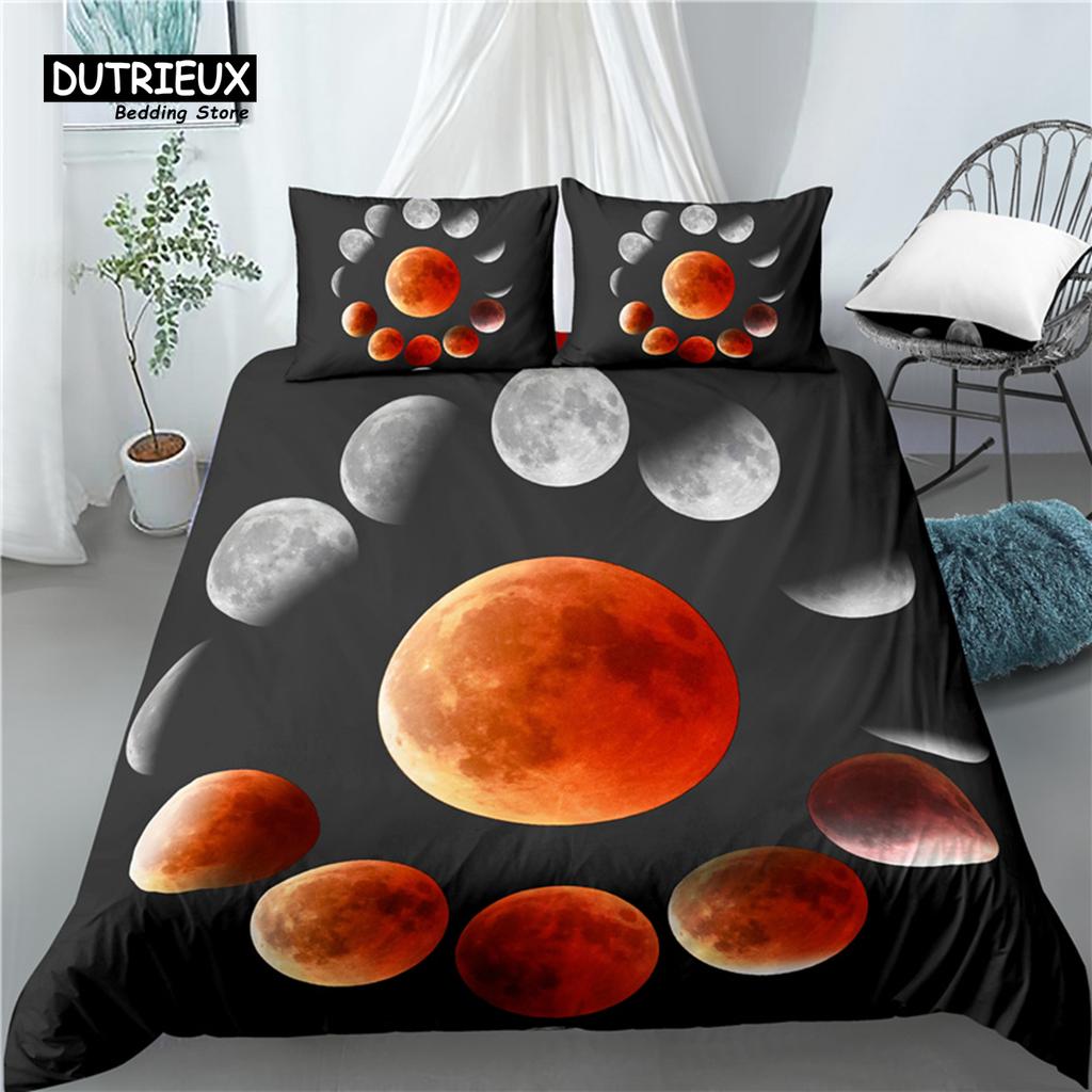 Comforter Home Living Luxury 3D Solar System Print 2/3Pcs Comfortable Bedding Sets Queen And King Eu/Us/Au Size