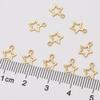 10pcs 6mm Brass Tiny Star Charms for Earring Bracelet DIY Jewelry Findings Making