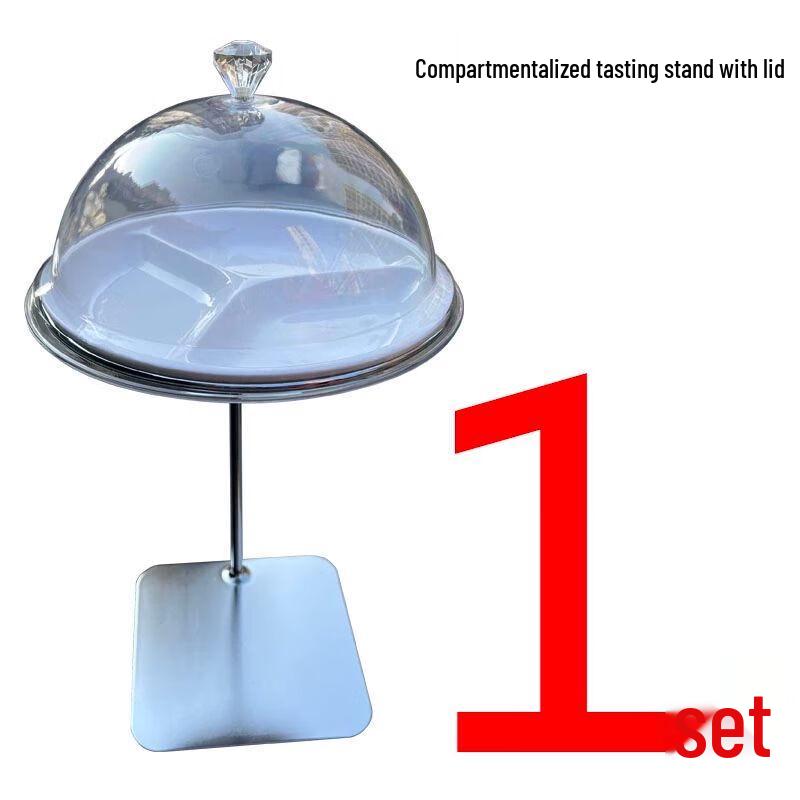 Acrylic Partitioned Tasting Display Stand
