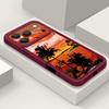 Coconut Tree Print TPU Phone Case For iPhone 17 Pro 17e 15 16 Pro Max 14 13 Pro Max 16e Shockproof Soft Silicone Back Cover
