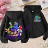 Rainbow Friends Kreslený Sportovní Plný Design Přívěsků Dětská Podzimní a Zimní Větruodolná Vysoce Kvalitní Dlouhý Rukáv Mikina na Zip
