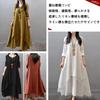 JINJUDUO Long Plus Loose Layered Maxi Long Size Women's Dress, Spring/Summer, Slimming, Size, Fit, Look, A-Line, Length, Sleeves, Linen-Like,