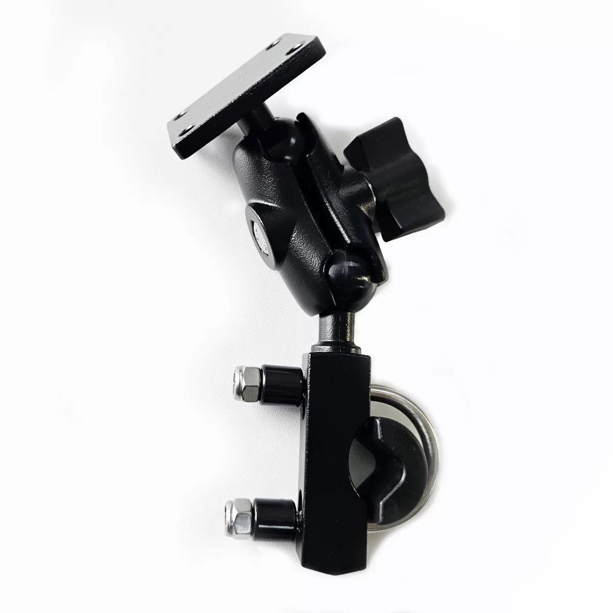 25mm Aluminum Ball Head Connector for Sports Cameras, 6cm Rod, 1 Inch Mount 25mm