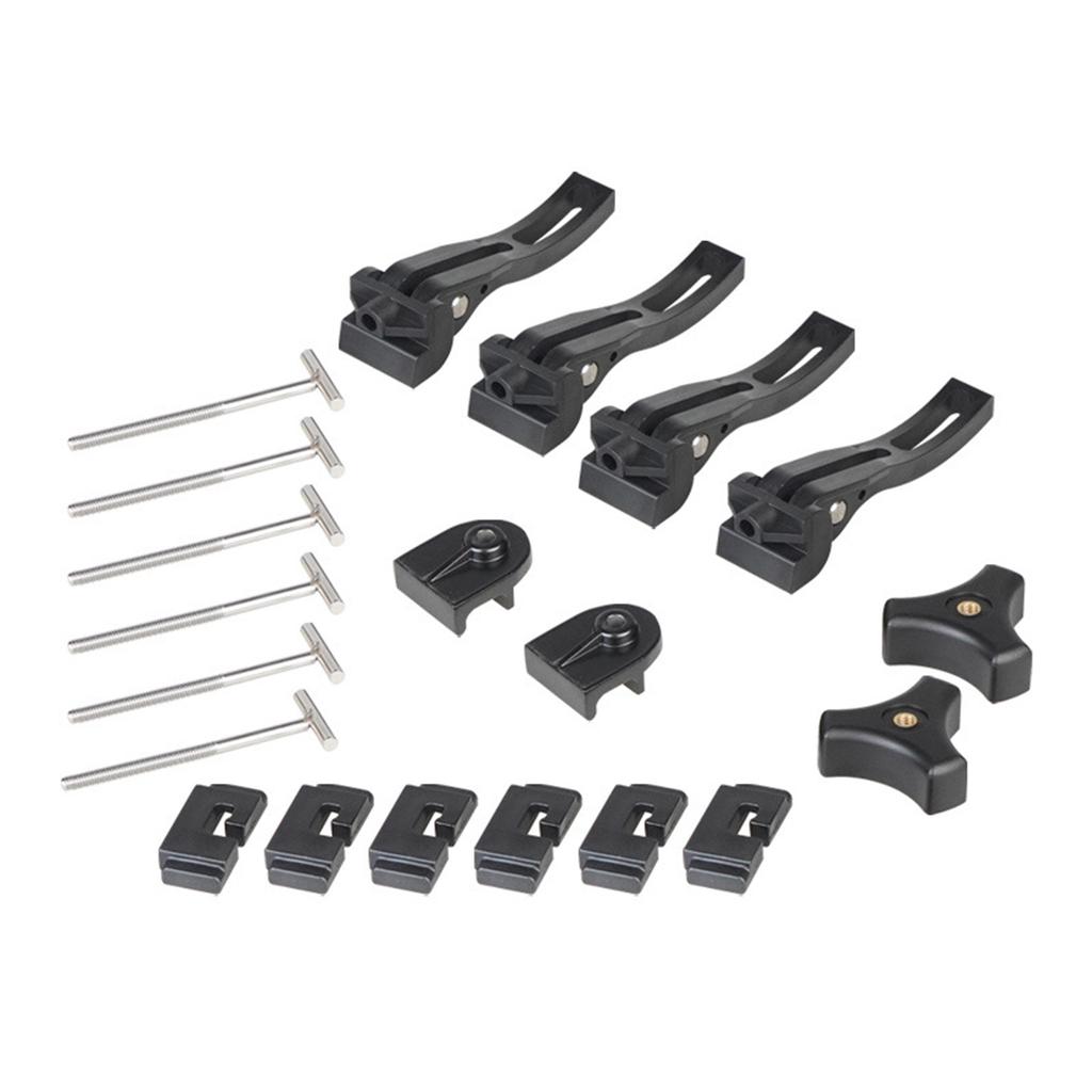 Universal Replacement Part for Hard Tri-fold Tonneau Cover Include T-Bolt Rear Clamp Front Clamp Pickup Accessories