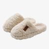 Cotton Slippers Non-slip Couple Models 2025 Autumn and Winter New Non-slip Non-stick Wool Warm Home Indoor and Outdoor Cotton Shoes